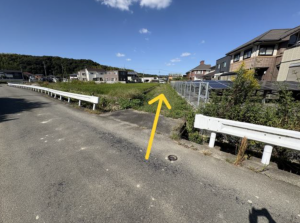 徳島市方上町舟戸川の土地の画像です