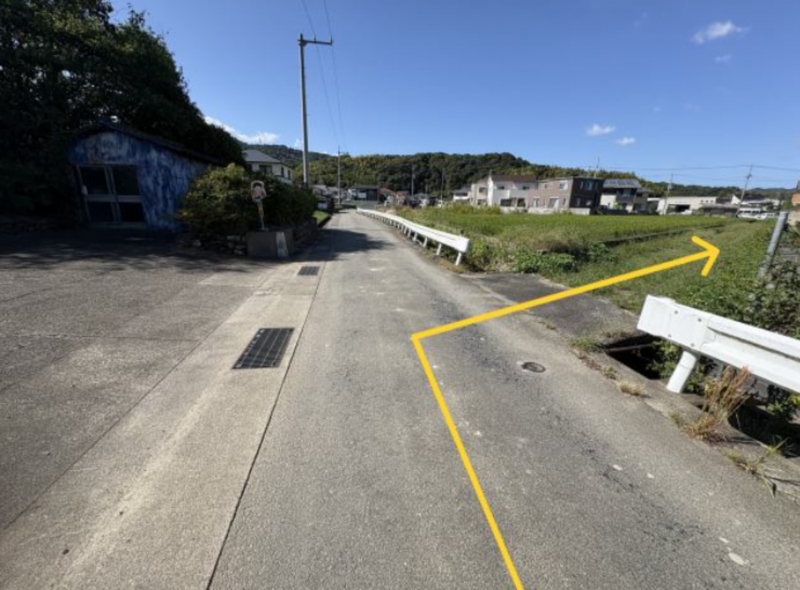 徳島市方上町舟戸川の土地の画像です