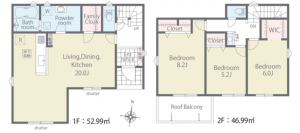 徳島市鮎喰町1丁目の一戸建ての画像です