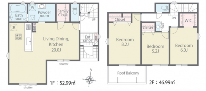 徳島市鮎喰町1丁目の一戸建ての画像です