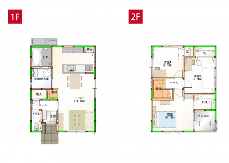 徳島市北沖洲1丁目の一戸建ての画像です