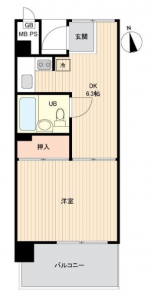 徳島市南仲之町1丁目のマンションの画像です