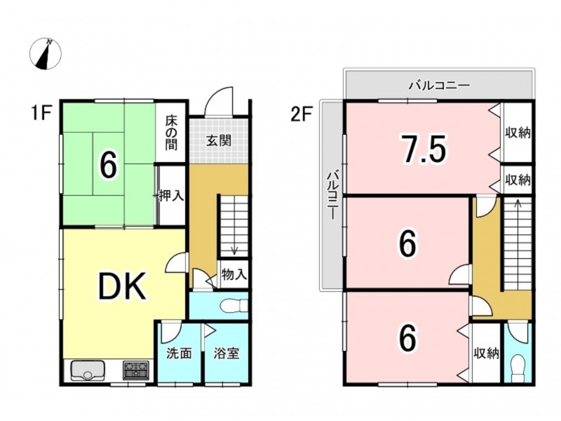 徳島市勝占町中山の一戸建ての画像です