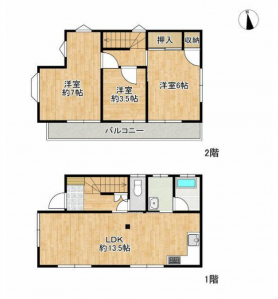 徳島市住吉6丁目の一戸建ての画像です