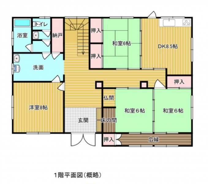 徳島市新浜本町1丁目の一戸建ての画像です