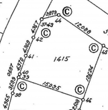 徳島市上八万町西山の土地の画像です