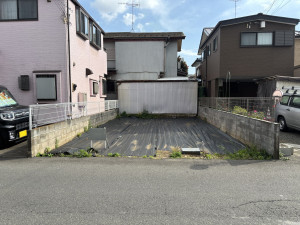 武蔵村山市大南、土地の前面道路を含む現地写真画像です
