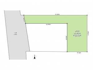 武蔵村山市榎、土地の間取り画像です