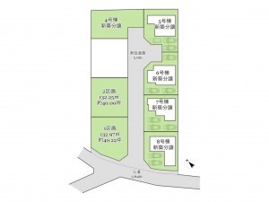 武蔵村山市残堀、土地の間取り画像です