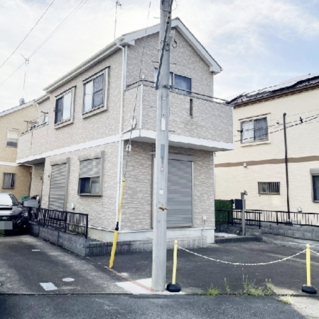 武蔵村山市岸、中古一戸建ての外観画像です