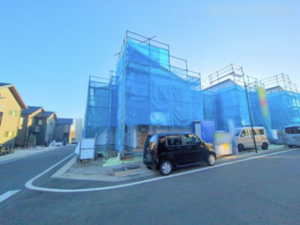 武蔵村山市神明、新築一戸建ての外観画像です