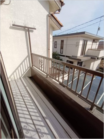 武蔵村山市大南、中古一戸建てのバルコニー画像です