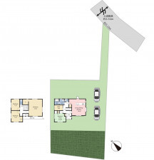 武蔵村山市三ツ木、中古一戸建ての間取り画像です