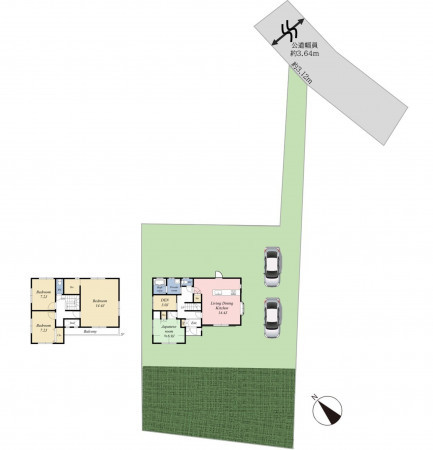 武蔵村山市三ツ木、中古一戸建ての間取り画像です