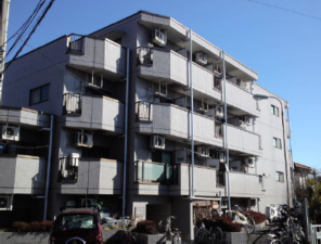 武蔵村山市学園、マンションの外観画像です