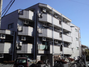 武蔵村山市学園、マンションの外観画像です