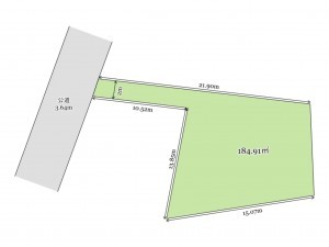 武蔵村山市神明、土地の間取り画像です