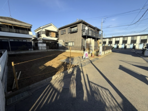 武蔵村山市大南、新築一戸建ての外観画像です