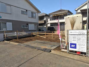 武蔵村山市大南、新築一戸建ての外観画像です