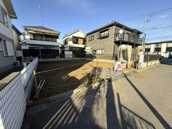 武蔵村山市大南、新築一戸建ての外観画像です