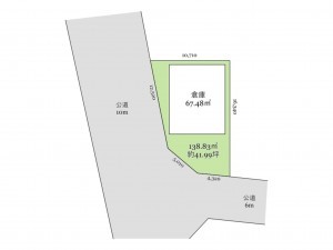 武蔵村山市大南、収益物件/倉庫の間取り画像です