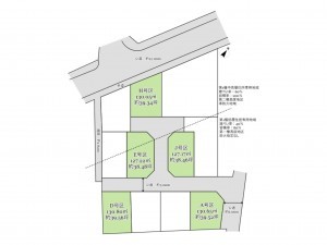 武蔵村山市残堀、土地の間取り画像です