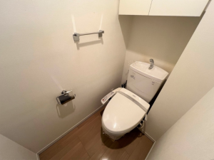 武蔵村山市伊奈平、マンションのトイレ画像です