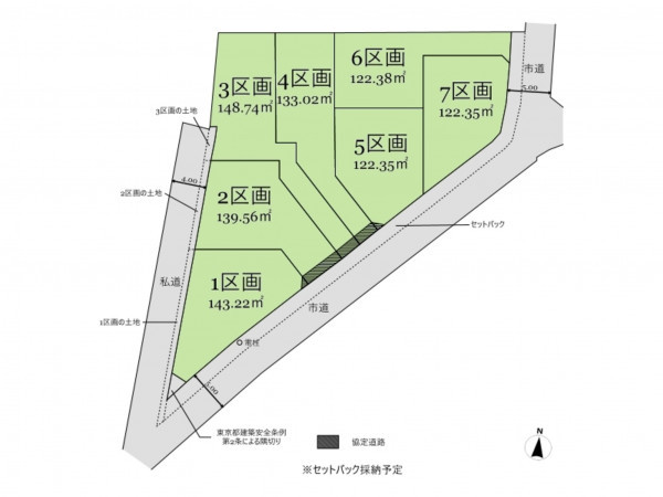武蔵村山市神明、土地の間取り画像です