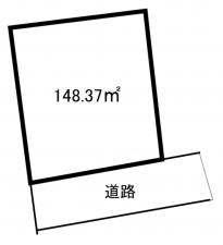 桶川市、土地の間取り画像です