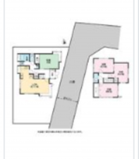 桶川市、中古一戸建ての間取り画像です