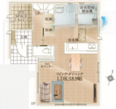 桶川市、新築一戸建ての画像です