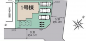 北本市西高尾、新築一戸建ての画像です