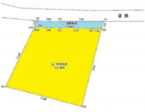 北本市北本、土地の間取り画像です