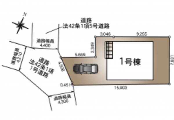 北本市宮内、新築一戸建ての画像です