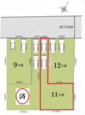 北本市西高尾、新築一戸建ての画像です