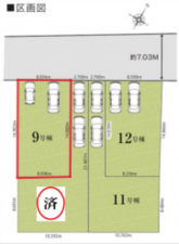 北本市西高尾、新築一戸建ての画像です