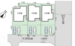 北本市東間、新築一戸建ての画像です