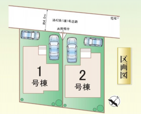 桶川市神明、新築一戸建ての画像です