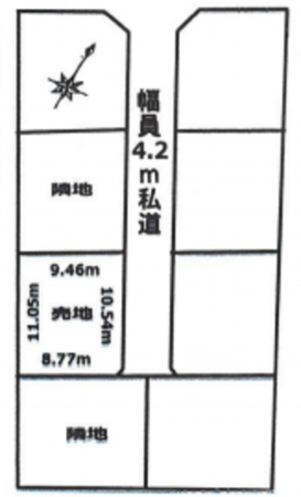 北本市中丸、土地の画像です