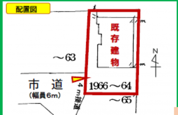 北本市下石戸、土地の間取り画像です