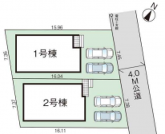 桶川市神明、新築一戸建ての画像です