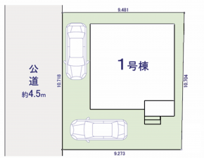 桶川市、新築一戸建ての画像です
