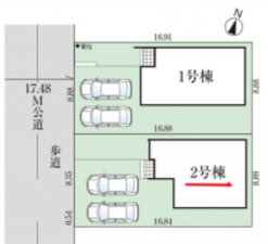 桶川市上日出谷南、新築一戸建ての画像です