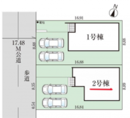 桶川市上日出谷南、新築一戸建ての画像です