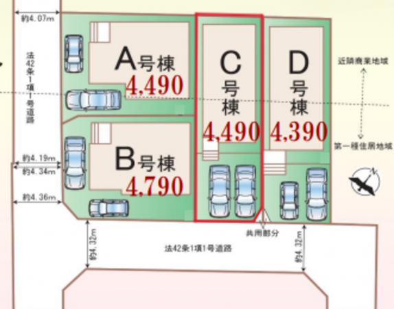 北本市北本、新築一戸建ての画像です