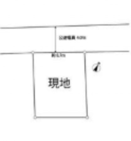 北本市下石戸、土地の間取り画像です
