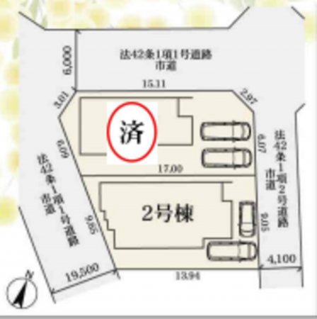 桶川市上日出谷南、新築一戸建ての画像です