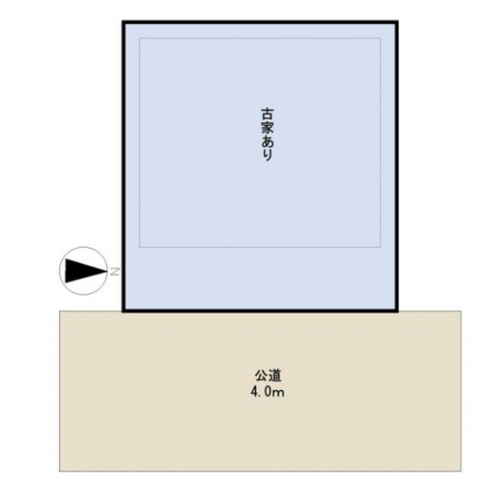桶川市、土地の間取り画像です