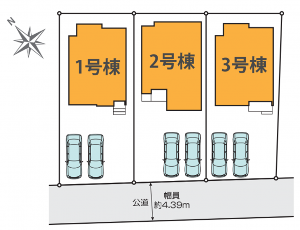 北本市中丸、新築一戸建ての画像です