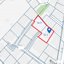 北本市宮内、土地の間取り画像です